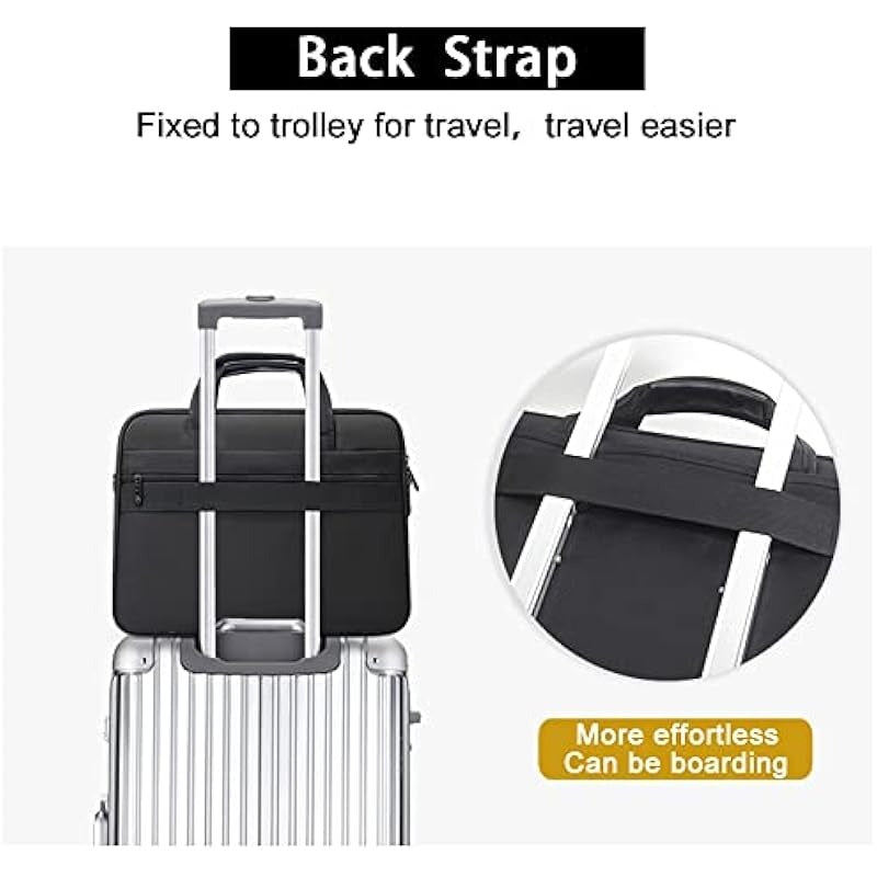 Large Leather Briefcases For Men Canvas Tote Bag Laptop Case Computer Bag Work Bags Business Men's Bag Office