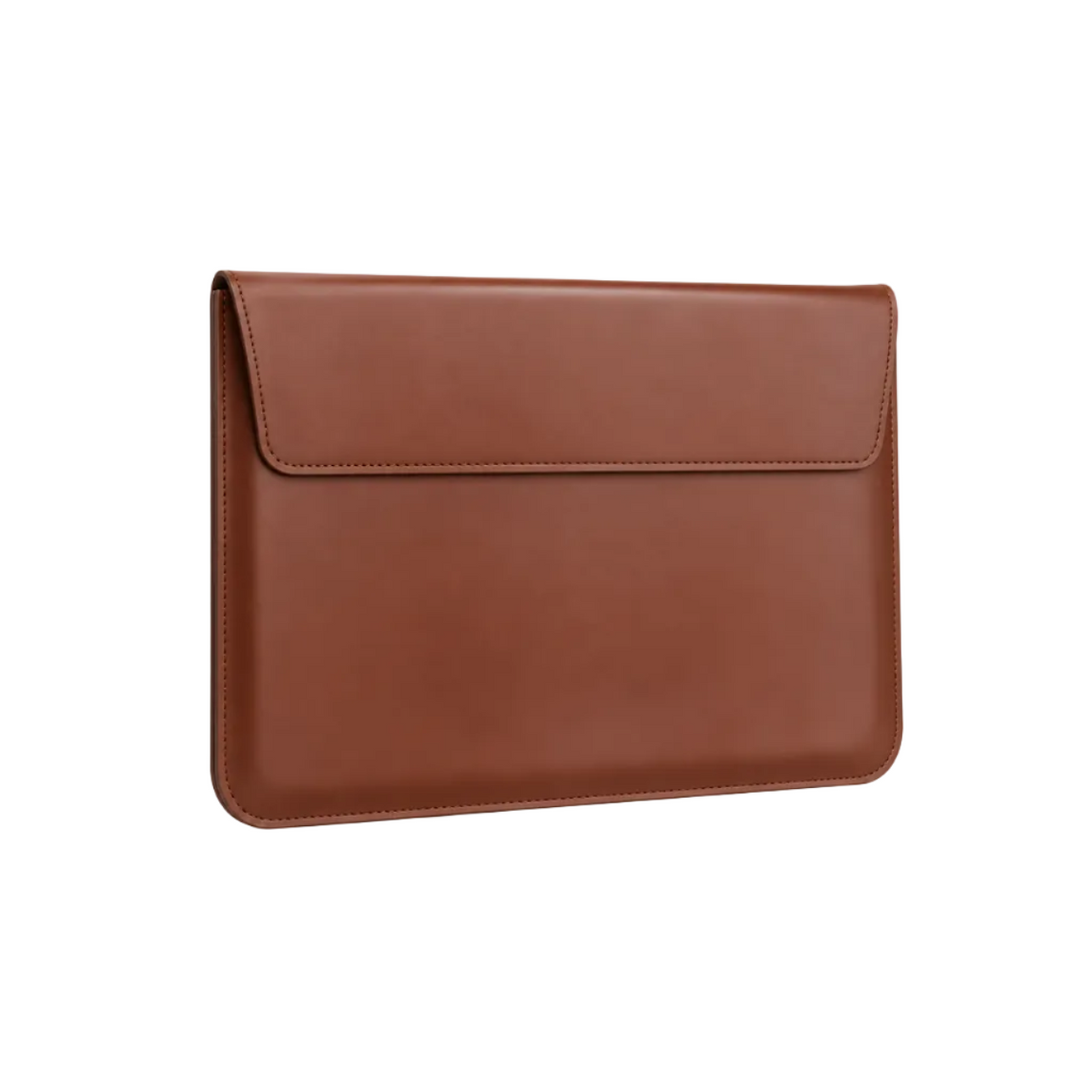 Brown Leather Envelope Style Laptop Bag