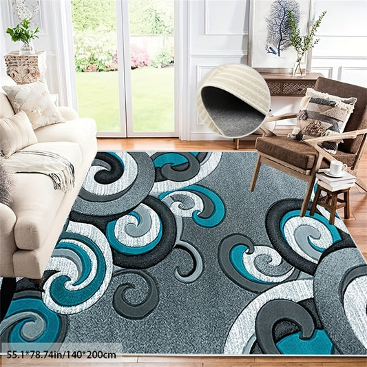 Abstract Mat Area Rugs for Living Room Dining Lounge Bedroom Marble Mat Soft Medium Pile Large Mat for Easy Care Modern Rugs Living Room