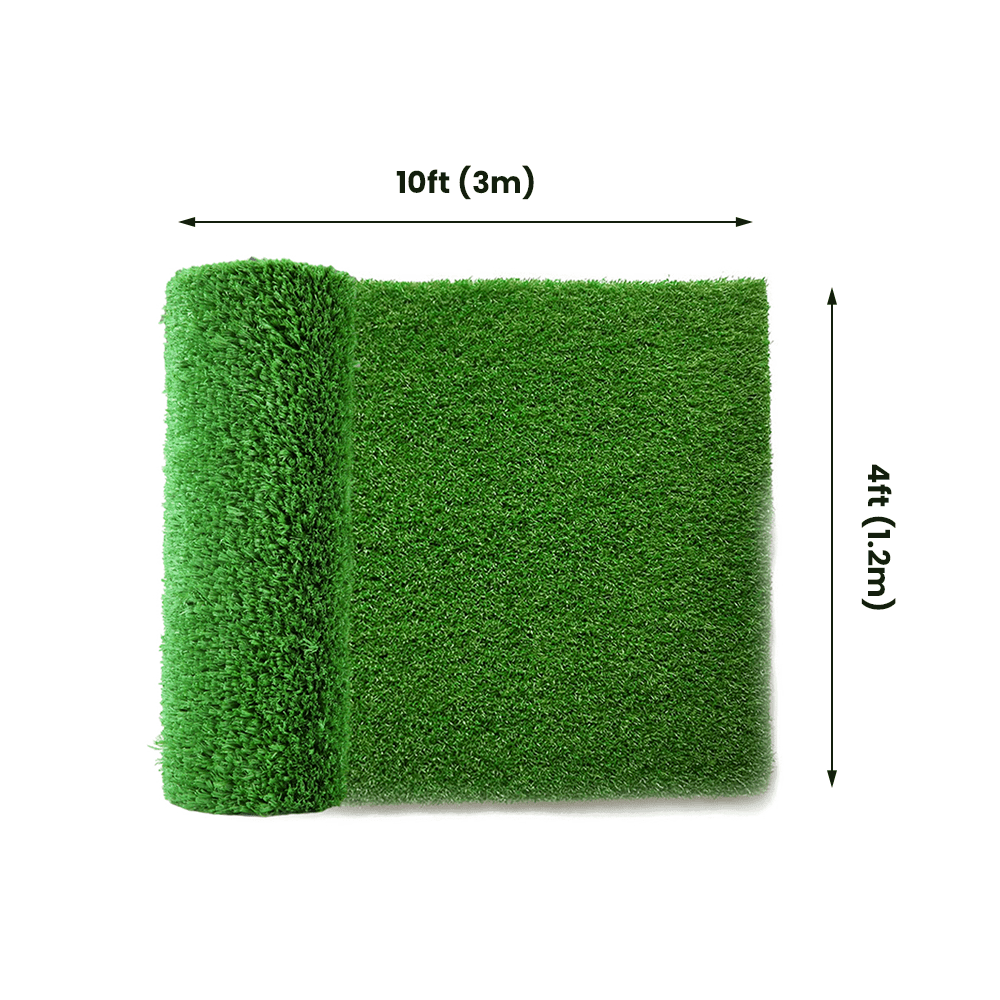 High-Realistic Artificial Grass Turf with Rubber Backing – Soft Fake Grass, No Watering/Mowing/Fertilizing, Saves Time & Water, Year-Round Green, Ideal for Indoor/Outdoor, Yard, Balcony, Thanksgiving decorations, Christmas