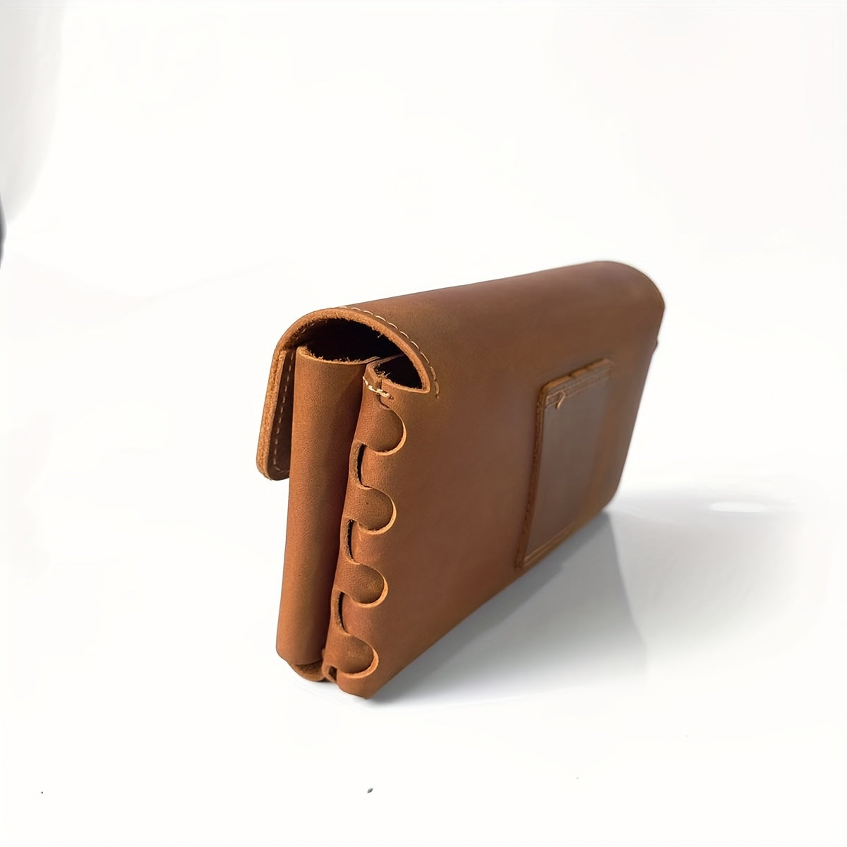 Men's Genuine Leather Belt Bag, Stylish And Simple Mobile Phone Bag, Suitable For Hiking, Camping, Outdoor Commuting, Multifunctional Waist Bag