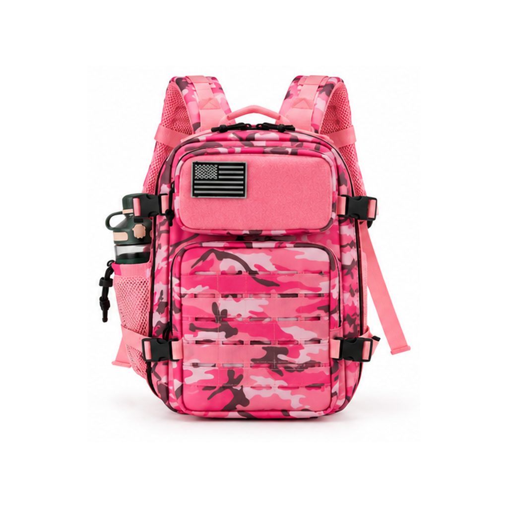 Pink Camouflage 25L Tactical Outdoor Backpack