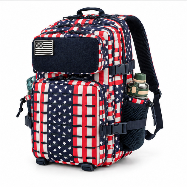 45L American Flag Tactical Travel Backpack