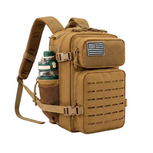 Khaki 25L Tactical Outdoor Military Backpack