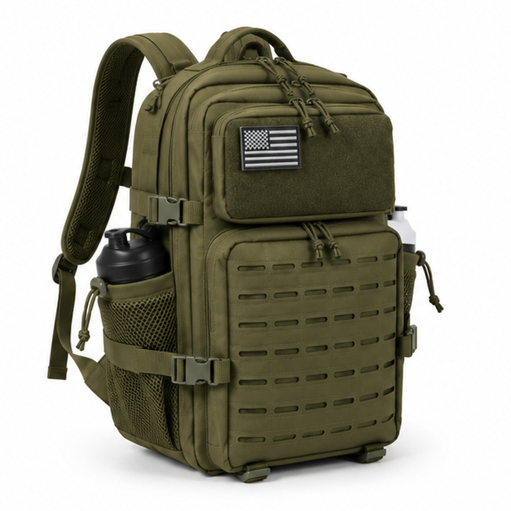 45L Tactical MOLLE Outdoor Backpack Bag