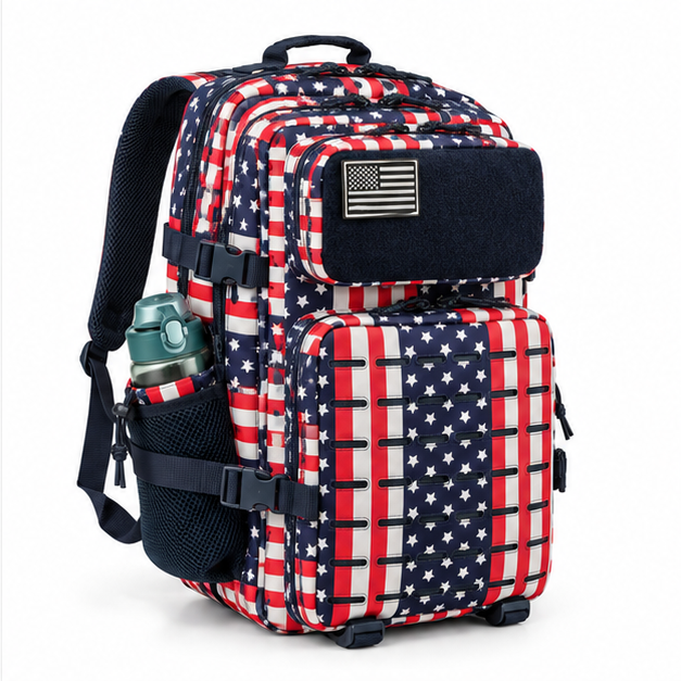 45L American Flag Tactical Travel Backpack