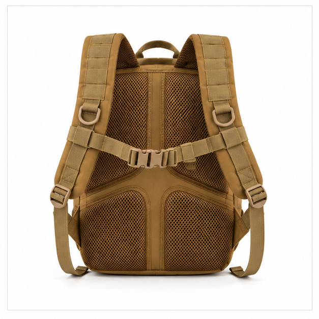 Khaki 25L Tactical Outdoor Military Backpack