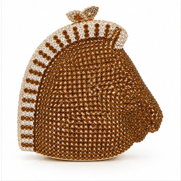 Jeweled Horse Head Luxury Evening Clutch